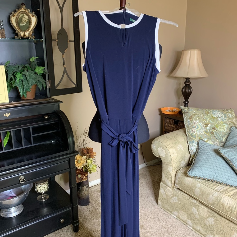 Lauren Ralph Lauren Jumpsuit. Navy. XL